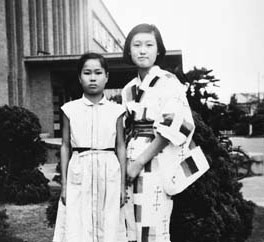 Sadako with Ms.Kiyo Okura