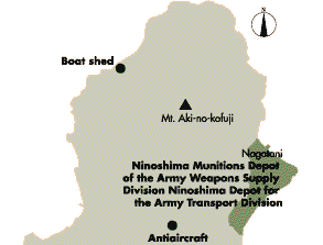 the map of Ninoshima